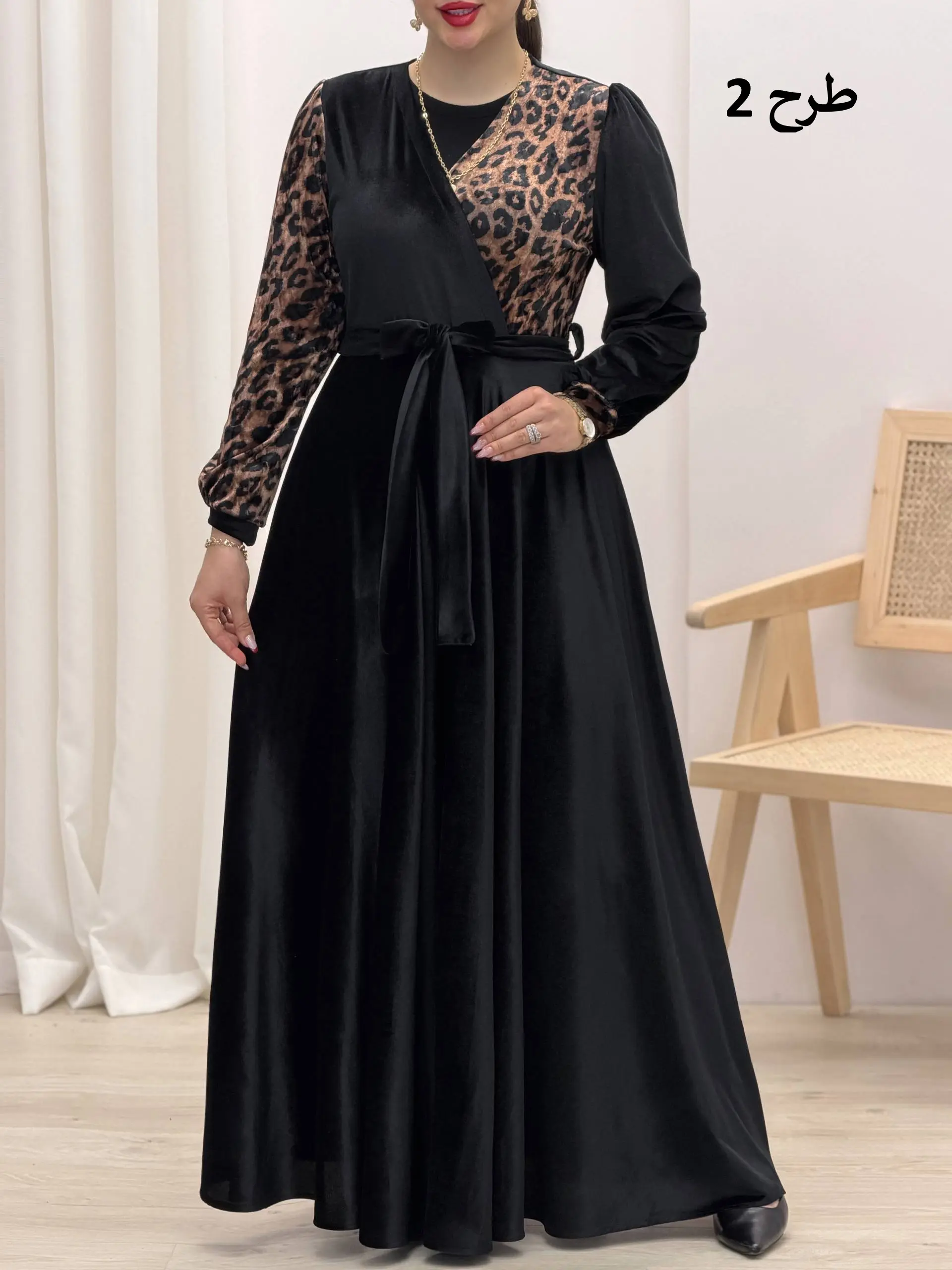 3917-پیراهن مخمل لمیس